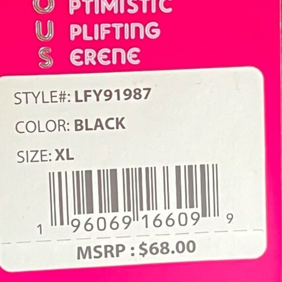 Yogalicious Black Hoodie Sweatshirt XL - Picture 5 of 6